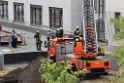 Fassadenfeuer Baustelle Koeln Kalk Dillenburgerstr P19